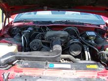 3.1 but i hope to be putting a ls1 or one of my dads old racing ebgines in it.