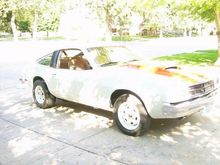 1980 Chevy Monza w/ 350 and narrowed 9 in. Ford, 4 link rear suspension