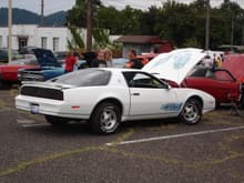 84 TA special graphics S TA; pic was at a cruise in at the Jim Dandy drive in