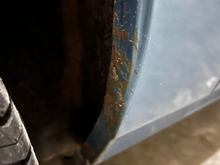 Wheel Well Rust Spots