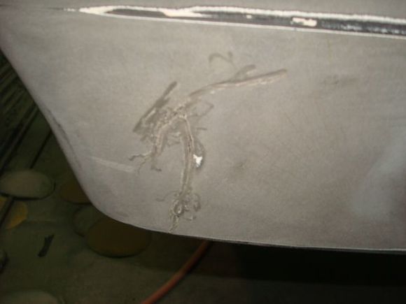 This was after beveling it with a dremel but I found I had to open it up even more for the urethane to hold.