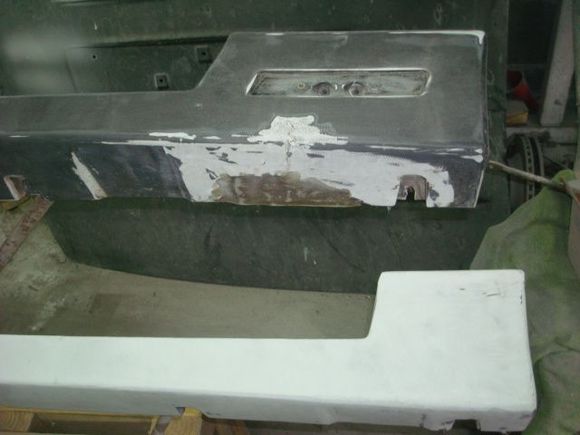 Trimmed and sanded the repair area. I'll do a little more body work once the epoxy is on them as thats what SPI recommends for their product.