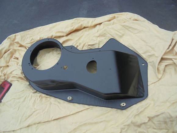 Mounting clips back in.