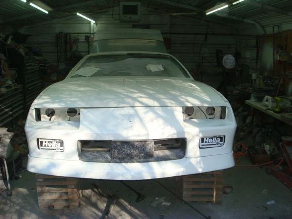 Bumper cover loosely back on the car.