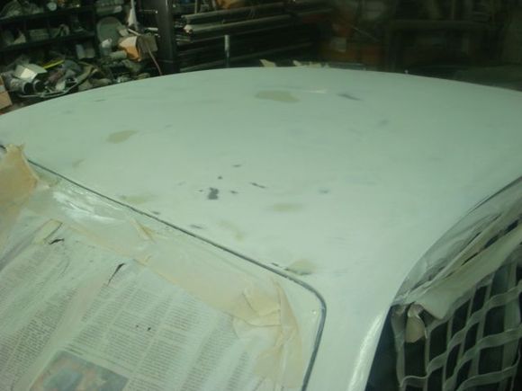 Driver side after hand blocking.