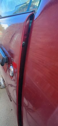 Here is when I just shut it without pushing it in. 