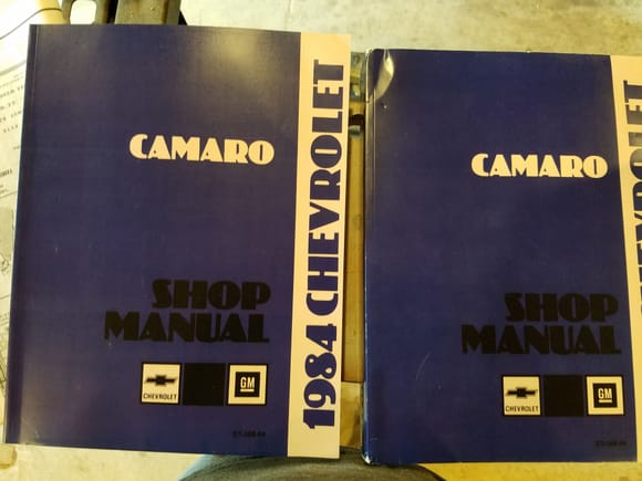 Volume 1 and 2 shop manuals