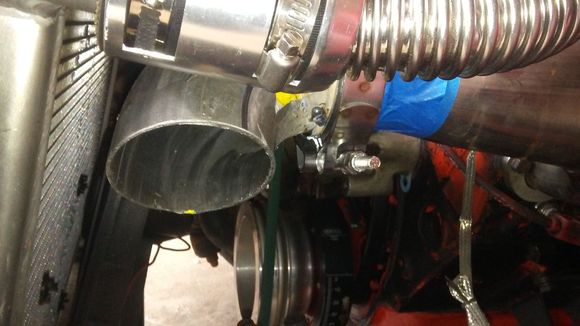 Clpse to radiator hose but jet and heat wrap will cure my worries