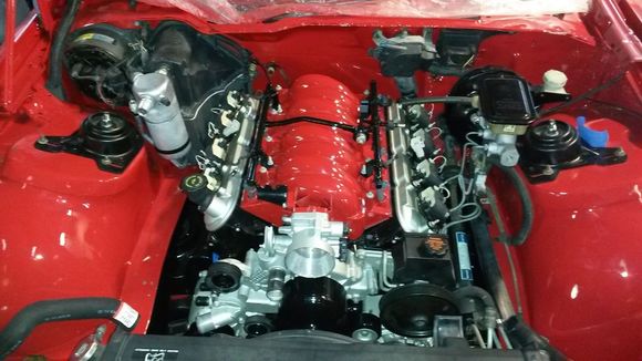engine back in for final mock up