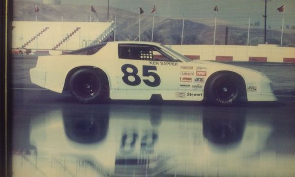 Kenny Sappers south west tour car in the late 80's at Saugus Speedway