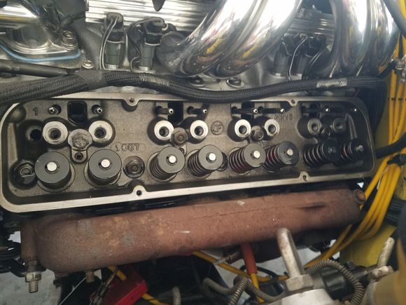 Heads stripped back to how I received them from the machine shop.
