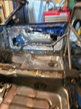 The cage is fully welded into the car now so pretty happy about that now.
