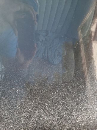 Blow the picture up and look at the trillions of "Stars" in my plastic T-tops. They aren't on the outside or inside of the T-top. I think they are between the acrylic plastic and the LexAR™ Coat 100 scratch resistant coating.
