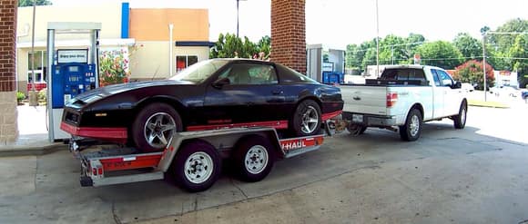 Transporting my Trans Am from Mississippi to Tennessee