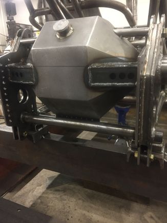 Welded them to housing on a 2 degree angle