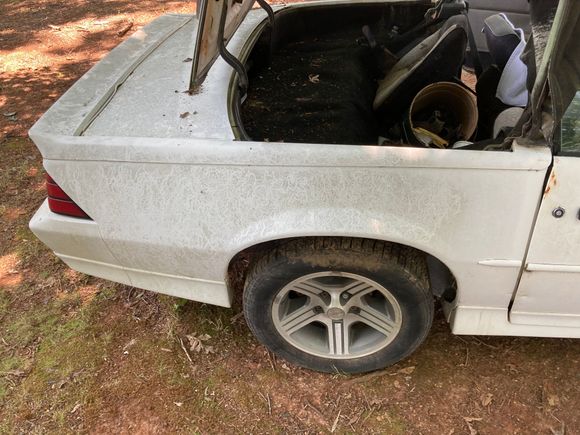 Convertible side spoilers $150 and drum brake posi $250