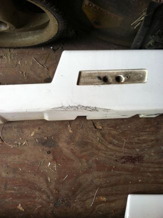 This is the only damage on