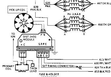 You might want to verify the colors or that the large to small cap wiring is correct. The letters on the icm connecter will match this picture.