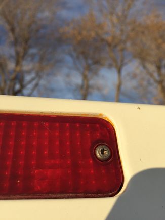 Rear hatch brake light.