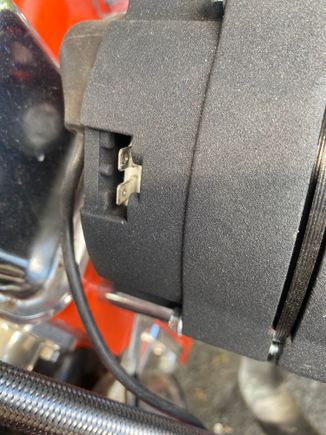 New alternators connection.