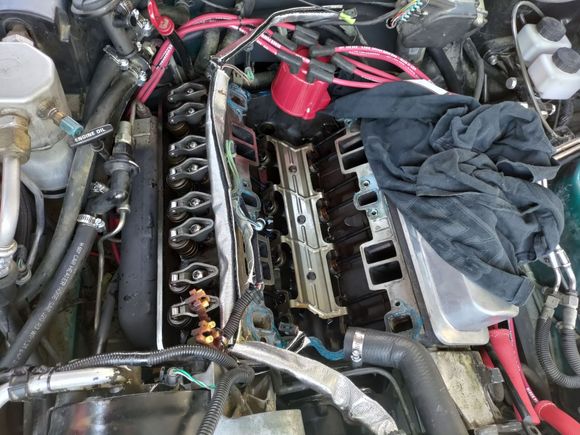 Got it all back apart again. Gotta Time Cert the end intake bolt holes. So I took out the lifters and gave them a good cleaning just cuz I was there. I've got it all cleaned and ready to go back together now. Just gotta pick up the Time Certs from Specialty Fasteners tomorrow.