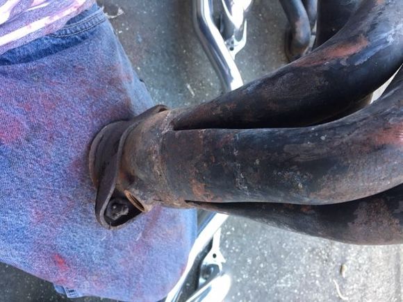 TES Smashed collector pipes