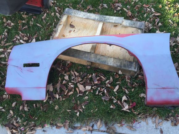 Drivers side fender from 1985 z28