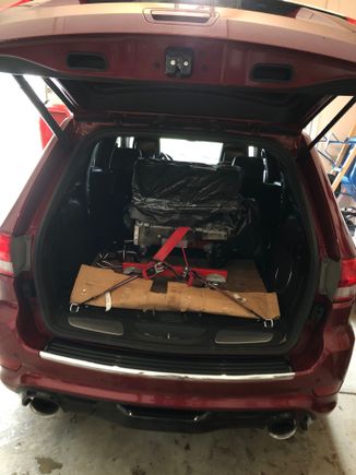 Mopar carrying a Chevy.  This is atypical.