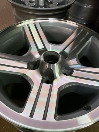 This is what they looked like fresh out of the CNC machine (before clearcoating)