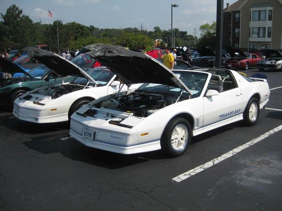 The 15th Anniversary car has less than 15K miles, the TTA 45K miles.  Both were very clean and nice.
