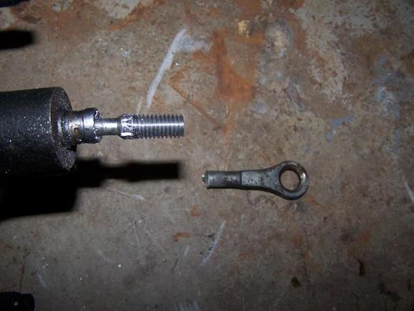 OLD PUSH BAR CUT OFF AND HYDROBOOST SIDE THREADED