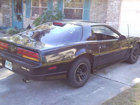 Modification 4: Firebird tail lights, all gold trim painted black.
