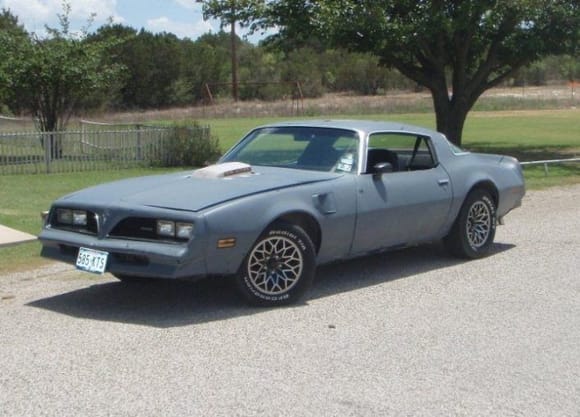 My first T/A. 1978 Trans Am with a 403 Olds. I brought this car back from the dead.