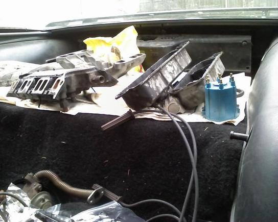Top of Engine in Hatch