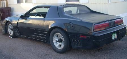 Rear view with notchback