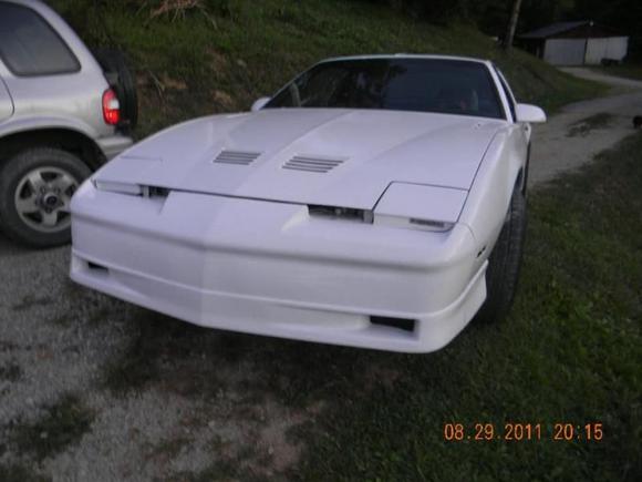 one day after it was painted