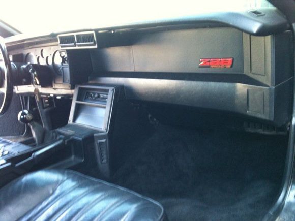 mark iroc int front!All original except the seats and I did do a complete non A/C conversion a couple years back with another 88 doner car so I got everything with car to do it right..