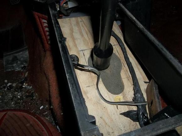 Ply wood and some foam to calm down noise