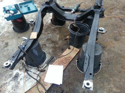 all 4 mount holes repaired, all measurements are square and within 1/8" of factory specs