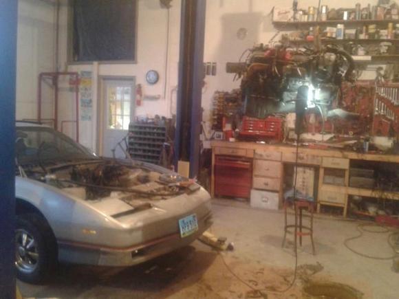 the motor is back together she needed some help
