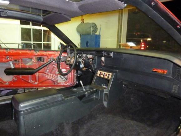 Nearly everything on the interior is new. Obviously, this is picture is from the early part of the build.