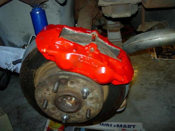 New rear driver side caliper