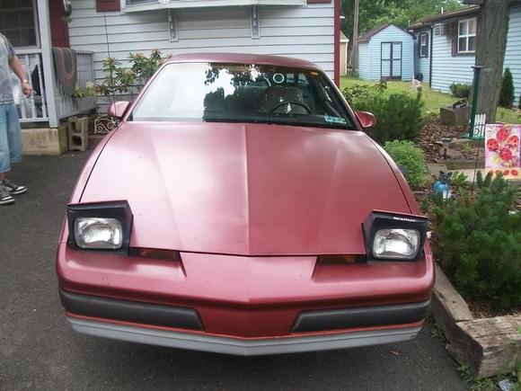 Headlights up (motors need repair)