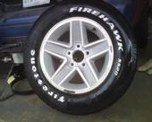 New rims and tires after a good cleaning :P