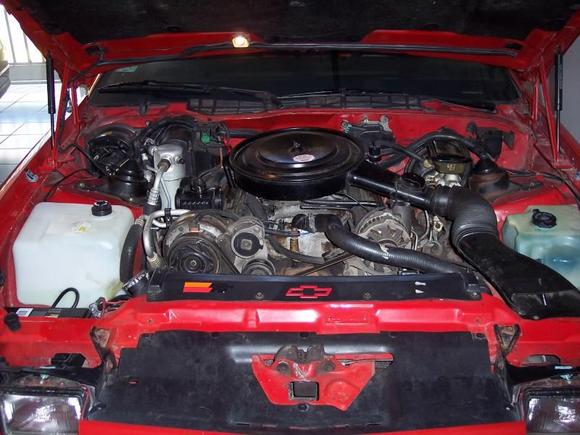 Camaro engine full view 305 TBI