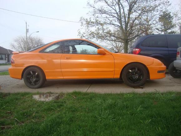 stupid fast turbo teg with powdercoated cookie cutters