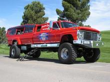 This is the Freedom Express built by Stretched American Steel in Tucson Arizona