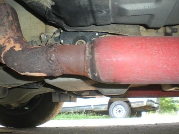 welded in place not clamped