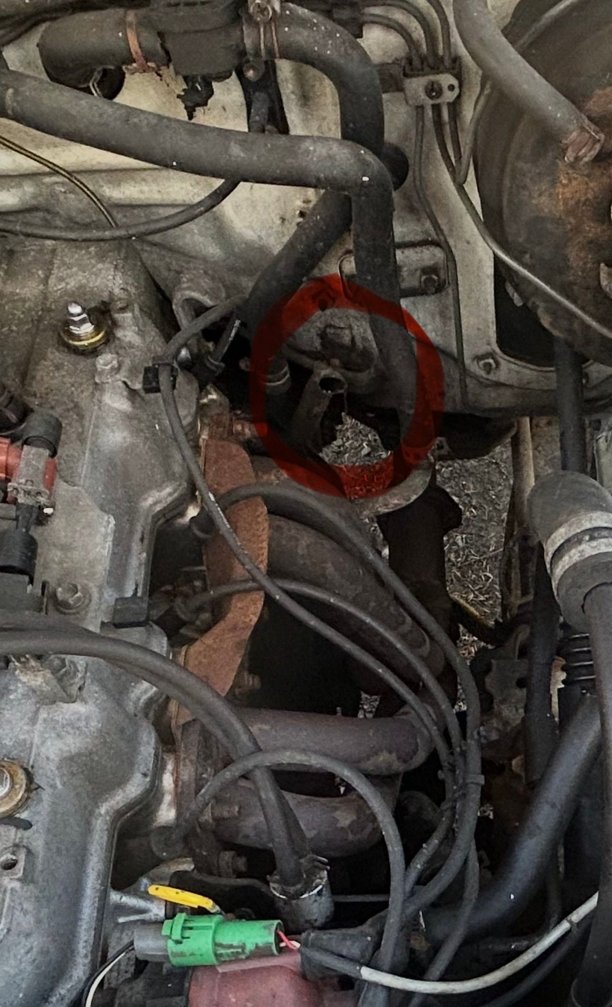 And here is this small lil open hole....
