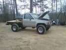 Rest In Peace 1986 toyota 4x4 flatbed